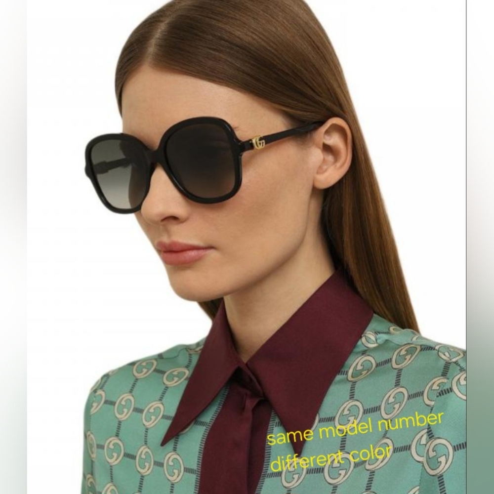 NWT Gucci Women's Sunglasses Havana Pink Butterfly GG 1178S 004 56-20-145 - Picture 8 of 16